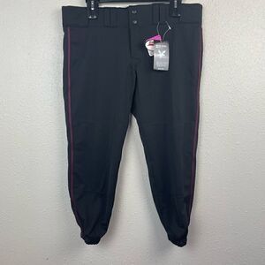 NWT Easton Softball Pipe Pants Size L
